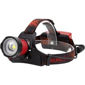 BORUIT B10 Rechargeable Headlamp Super Bright 100000 Lumens - 4 Modes LED Head Lamp USB Waterproof Headlight fit Adult Hunting Fishing Camping Hiking Outdoor