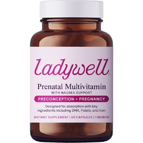 Prenatal Multivitamin | Conception, Pregnancy & Postpartum | Key Ingredients Including DHA, Folate & Iron | Expertly-Formulated & Tested | Designed for Absorption with Nausea Support, 60 Ct