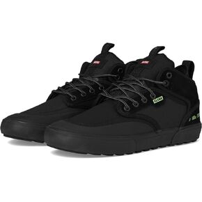 Globe Men's Motley Mid Skate Shoe, Black/Lime/Summit, 11