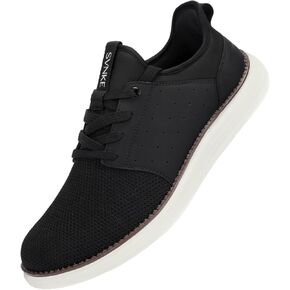 Mens Hands Free Shoes Slip on Fashion Sneakers Casual Business Walking Shoes for Pain Reflief