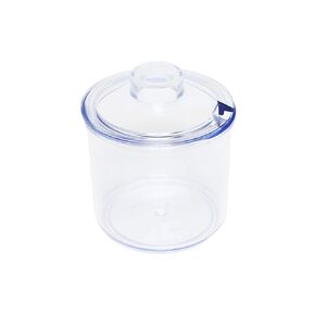 Thunder Group PLCJ007 Condiment Jar, 7 oz. Capacity, with Cover, Plastic, Pack of 12