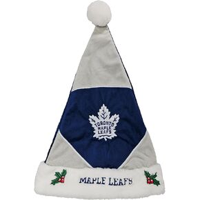 NHL Colorblock Santa Hat – Show Your Ice Hockey Spirit with Officially Licensed NHL Holiday Fan Apparel and Gift