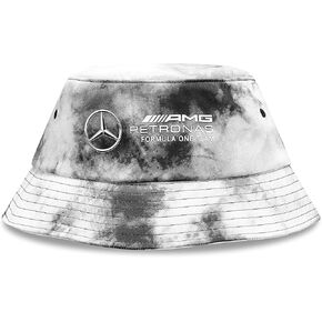 Mercedes AMG Petronas Formula One Team - Tie Dye Bucket Hat - Grey - Unisex - Size: One Size
