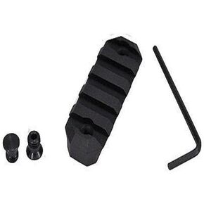 GrovTec US Keymod Picatinny Rail, 2.20" Length, 5 Slots, Black