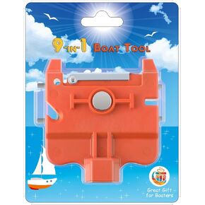 9 in 1 Boat Tool with Magnet Attachment, Boat Must Haves Includes Canvas Snap Opener, Fishing Line Cutter and Other Boat Accessories, Idea Gift for Boat Owners