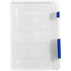 Storage Boxes Home Organizer Bins A5 Transparent Storage Box Clear Plastic Document Paper Filling Case File Plastic File Storage chunseng say good