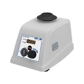 VM-D Digital Vortex Mixer, from 300 to 4200 RPM, with Pulse Mode, 4 mm Orbital Diameter, DC Motor, Silent Operation and Build in Counter Balance, White