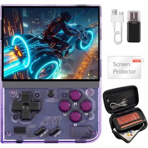 Miyoo Mini Plus，64G Retro Game Console by Migofee, Portable Handheld Emulator, Supports Classic Game Formats for Retro Gaming Enthusiasts