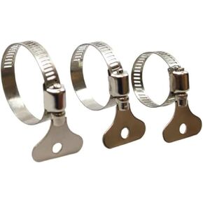 15 -Piece adjustable hose clamps; t-bolt clamps; thumb clamps;worm clamps; band clamps (10-16mm, 16-25mm, 21-38mm, 5 each) - Ideal for Plumbing, Automotive, and Mechanical applications