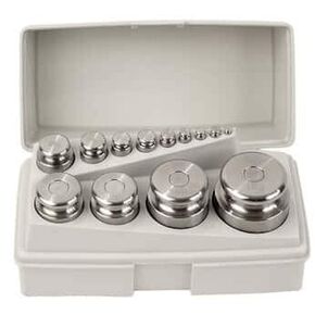 Economical S.S. Class 7 Scale Calibration Weight Set, 1000g-1g