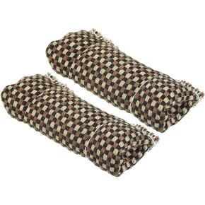 PATIKIL Billiard Cue Cleaner, 2 Pack Pool Cue Shaft Cleaner Cloth Snooker Shaft Burnisher Cleaning Tool Towel Cloth for Billiards Cue Cleaning, Brown
