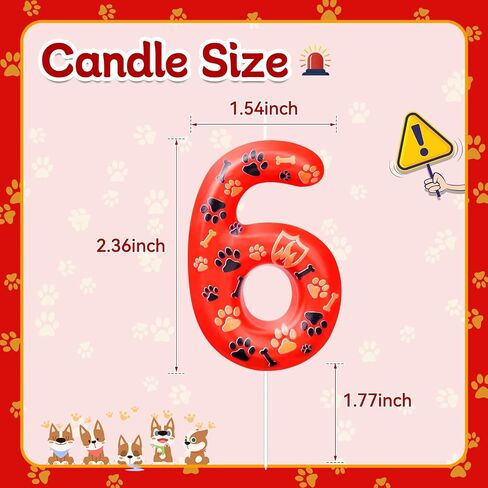 Number 2 Pink Purple Dog Paw Birthday Candles Birthday Cake Topper Pink Dog Paw Print Themed Numeral Birthday Candles for Boy Girl Dog Paw Birthday Decoration(Number 2, Pink,Purple) in Saudi Arabia