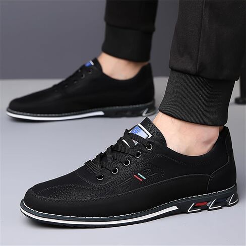 Mens Dress Sneakers Gatsby Shoes Oxford Derby Casual Shoes Lace-Up Loafers for Business Driving Office Walking in Saudi Arabia