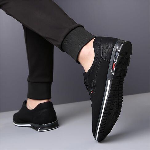 Mens Dress Sneakers Gatsby Shoes Oxford Derby Casual Shoes Lace-Up Loafers for Business Driving Office Walking in Saudi Arabia
