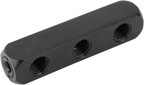 Manifold Block Air Hose 1 4 Inch, Aluminum Stainless Steel Pneumatic Air Block For 3 Way 4 Quick Connect Fitting Devices And Controls in Saudi Arabia