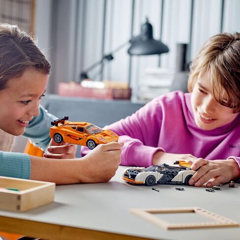 LEGO Speed ​​Champions McLaren Solus GT & McLaren F1 LM 76918، تتميز بلعبتين مميزتين لسيارات السباق، مجموعة بناء نماذج Hypercar، مجموعة 2023 القابلة للتجميع، هدية رائعة للأطفال للأولاد والبنات من سن 9 سنوات فما فوق in Saudi Arabia