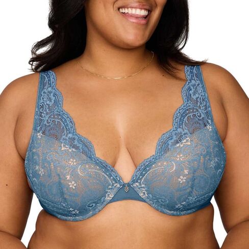 ThirdLove Lace Contour Plunge Bra, Women's Sexy Comfort Bra, Comfortable Underwire & Moderate Push Up Support, Bras for Women in Saudi Arabia