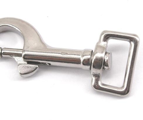 （4 Pieces) 67mm Swivel Eye Snap Hooks 316 Stainless Steel Marine Grade Single Ended Trigger Chain Clip for Dog Leash,Key Chain,Boat Ropes and Cages in Kuwait