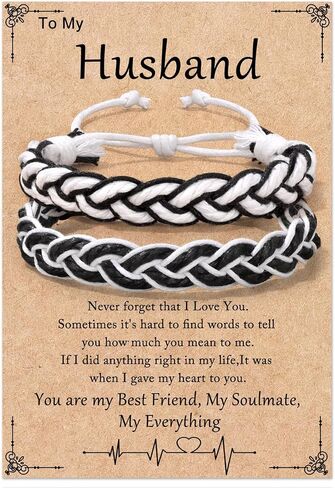 Raicegs Matching Bracelets Couple Gifts for Boyfriend Girlfriend Wife Husband Valentines Day Birthday Christmas Gifts for Her Him Women Men in Saudi Arabia