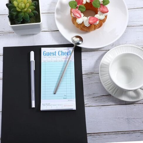 Guest Checks Server Note Pads 1200 Sheets Waitress Notepad for Restaurants (24 Books) 3.5" x 6.75" Per Ticket Book in Saudi Arabia