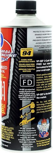 VP Racing Fuels 6205 SEF 4-Cycle Small Engine Fuel, Contains No Oil, Quart (8 Pack) in Saudi Arabia