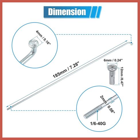 ACROPIX 36 قطعة 14G J Bend دراجة المتحدث المجلفن 185 مللي متر 7.28 "دورة المتحدث مع الحلمات النحاسية الصلب المتحدث لدراجة هوائية جبلية قطع غيار السيارات in Saudi Arabia