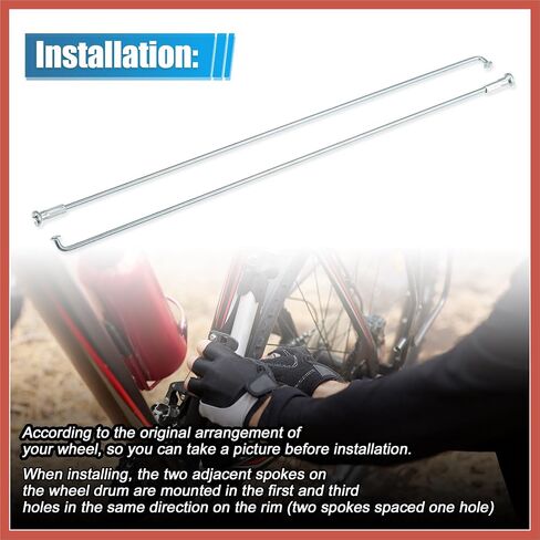 ACROPIX 36 قطعة 14G J Bend دراجة المتحدث المجلفن 185 مللي متر 7.28 "دورة المتحدث مع الحلمات النحاسية الصلب المتحدث لدراجة هوائية جبلية قطع غيار السيارات in Saudi Arabia