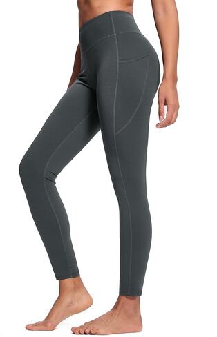 SEVEGO Tall Women's 30"/32"/34"/36" Yoga Leggings High Waist Workout Activewear Pants with Pockets in Kuwait