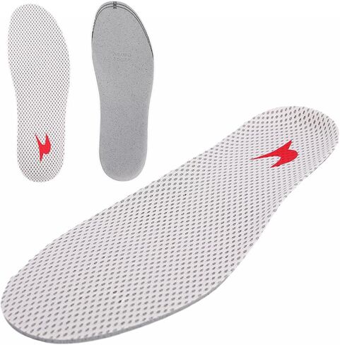 Breathable Shoe Insoles Inserts, Comfort Thin Lightweight Shoe Insole, Cushion Insoles Shock Absorbing for Foot Pain Relief, Replacement Insoles for Men Woman (Black, L:(Men8.5-9.5/Women9.5-10.5)) in Saudi Arabia