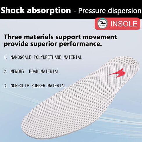 Breathable Shoe Insoles Inserts, Comfort Thin Lightweight Shoe Insole, Cushion Insoles Shock Absorbing for Foot Pain Relief, Replacement Insoles for Men Woman (Black, L:(Men8.5-9.5/Women9.5-10.5)) in Saudi Arabia