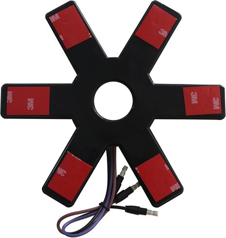 2PCS Air Cleaner LED Light 7.8" Dual Function 54 LEDs Truck Decorative Hex Style Air Filter Lamp for Peterbilt, Kenworth, Trailers, RVs', Campers Support IP67 12-30V Sold Individually(Red) in Kuwait