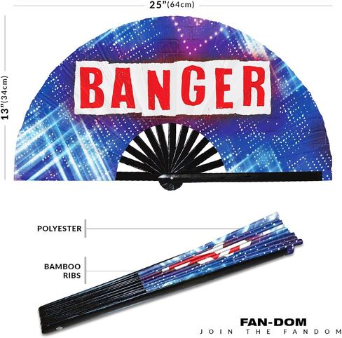 Rave EDM Festival Hand Fan PLUR Fan Rave Daddy Rave Bunny Eat Sleep Rave Repeat Full Send Banger Peace Lit AF Party Fan (Style 2_) in Saudi Arabia