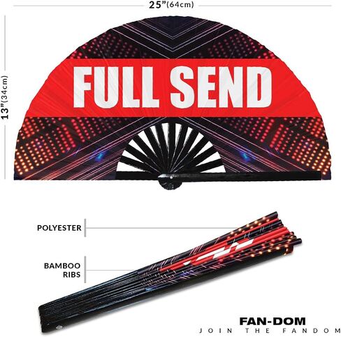 Rave EDM Festival Hand Fan PLUR Fan Rave Daddy Rave Bunny Eat Sleep Rave Repeat Full Send Banger Peace Lit AF Party Fan (Style 2_) in Saudi Arabia
