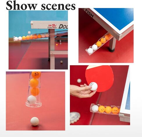 Table Tennis Ping Pong Balls Collector Portable Table Tennis Ball Retriever Ping Pong Ball Catcher Table Tennis Ball Picker Upper Tube Multiple Ball Collector for Picking and Storage in Saudi Arabia