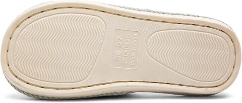 Linen and Cloth Slippers Indoor House Slippers All Seasons Silent Slippers Unisex Blue EU 39-40 in Saudi Arabia