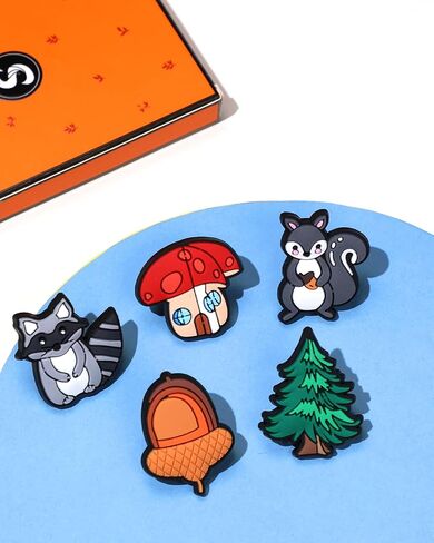 Plifal Stethoscope Charm Tag for Nurse - 5 Pieces Cute Squirrel Stethoscope Charm Raccoon Label Personalized Accessory Fit for MDF Littmann Various Style, Present for Ped Nurse, Doctor, Medical Worker in Saudi Arabia