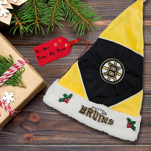 قبعة NHL Colorblock Santa - أظهر روح هوكي الجليد الخاصة بك مع ملابس وهدايا مشجعي NHL Holiday المرخصة رسميًا in Saudi Arabia