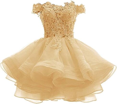 Women's Short Prom Party Dress Off Shoulder Homecoming Dresses for Juniors Ball Gown in Saudi Arabia