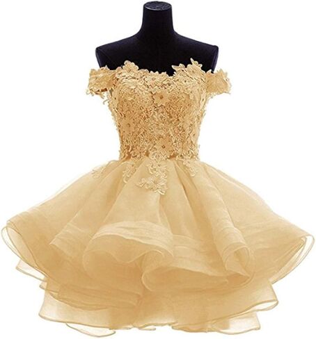 Women's Short Prom Party Dress Off Shoulder Homecoming Dresses for Juniors Ball Gown in Saudi Arabia