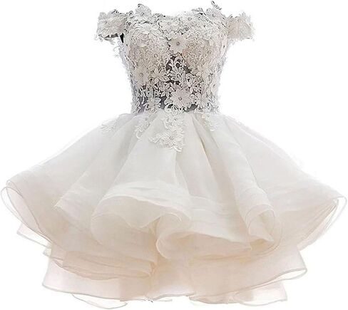 Women's Short Prom Party Dress Off Shoulder Homecoming Dresses for Juniors Ball Gown in Saudi Arabia