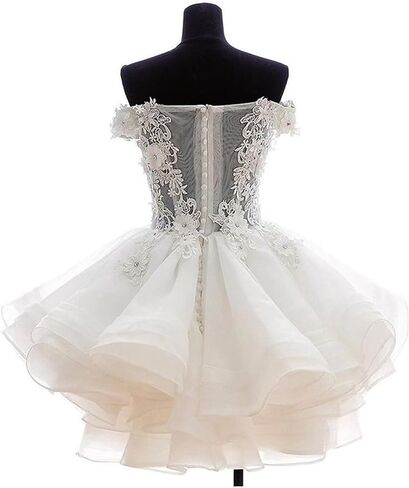 Women's Short Prom Party Dress Off Shoulder Homecoming Dresses for Juniors Ball Gown in Saudi Arabia