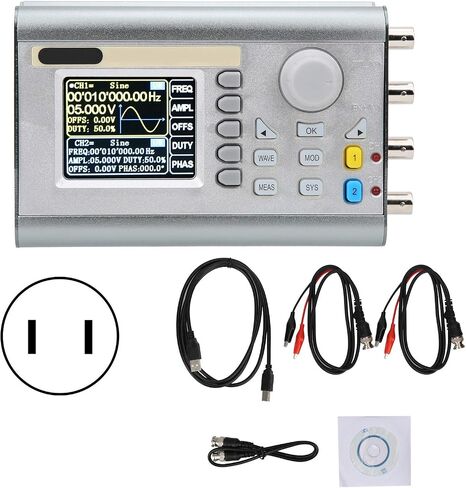 JDS2900-60M مولد DDS وظيفة مولد التردد المنخفض 2CH وظيفة مصادر الموجي التعسفي AC100-240V (قابس الولايات المتحدة) in Saudi Arabia