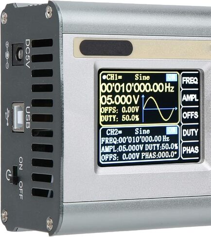 JDS2900-60M مولد DDS وظيفة مولد التردد المنخفض 2CH وظيفة مصادر الموجي التعسفي AC100-240V (قابس الولايات المتحدة) in Saudi Arabia