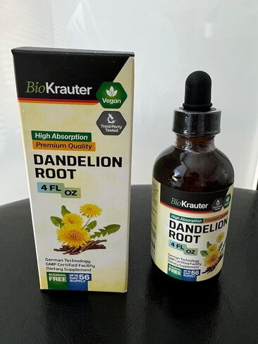 Dandelion Root Liquid Extract - Organic Dandelion Tincture - Vegan Dandelion Root Drops Supplement for Cleansing, Digestive Function & Immunity - 2 Fl. Oz in Kuwait