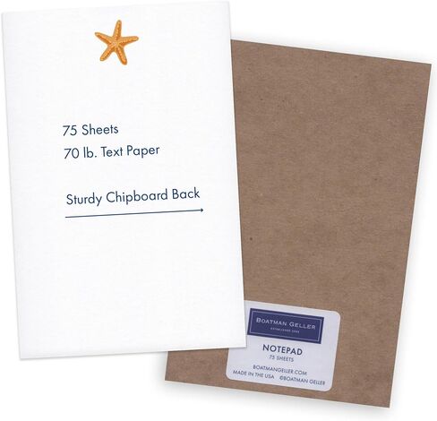 4x6 Nautical Blue Boat Anchor Notepad – Fine Stationery for Office Desk and Kitchen Counter; Thoughtful Gift for Mom, Dad, Son, Daughter, Friend in Saudi Arabia