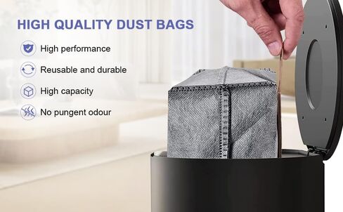 Dust Bags Compatible with Eufy Clean X8 Pro/X10 Pro Omni Robot Vacuum - Large Capacity Disposable Replacement Bag Accessories Part (12 Packs) in Saudi Arabia