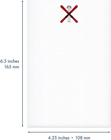 4x6 Nautical Blue Boat Anchor Notepad – Fine Stationery for Office Desk and Kitchen Counter; Thoughtful Gift for Mom, Dad, Son, Daughter, Friend in Saudi Arabia
