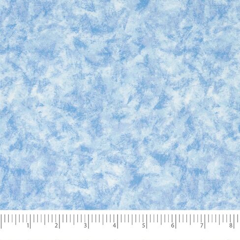 Singer Print Fabric, 100% Cotton, Tone On Tone Ice Blue in Saudi Arabia