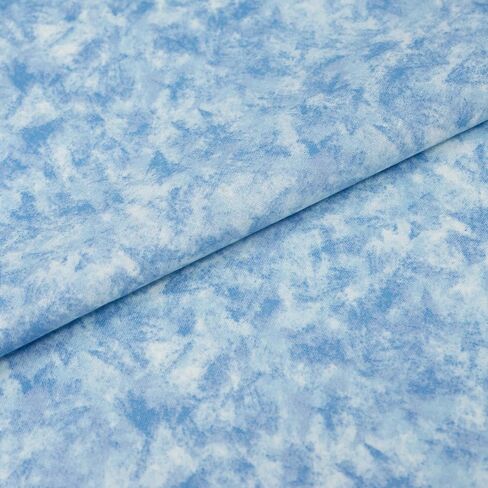 Singer Print Fabric, 100% Cotton, Tone On Tone Ice Blue in Saudi Arabia