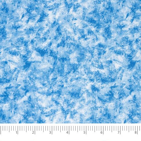 Singer Print Fabric, 100% Cotton, Tone On Tone Ice Blue in Saudi Arabia